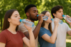 Drinking Less Water and Stress